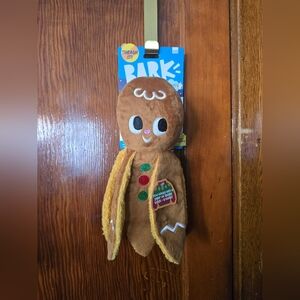BARK Gingerbread Octopus Toy NWT
